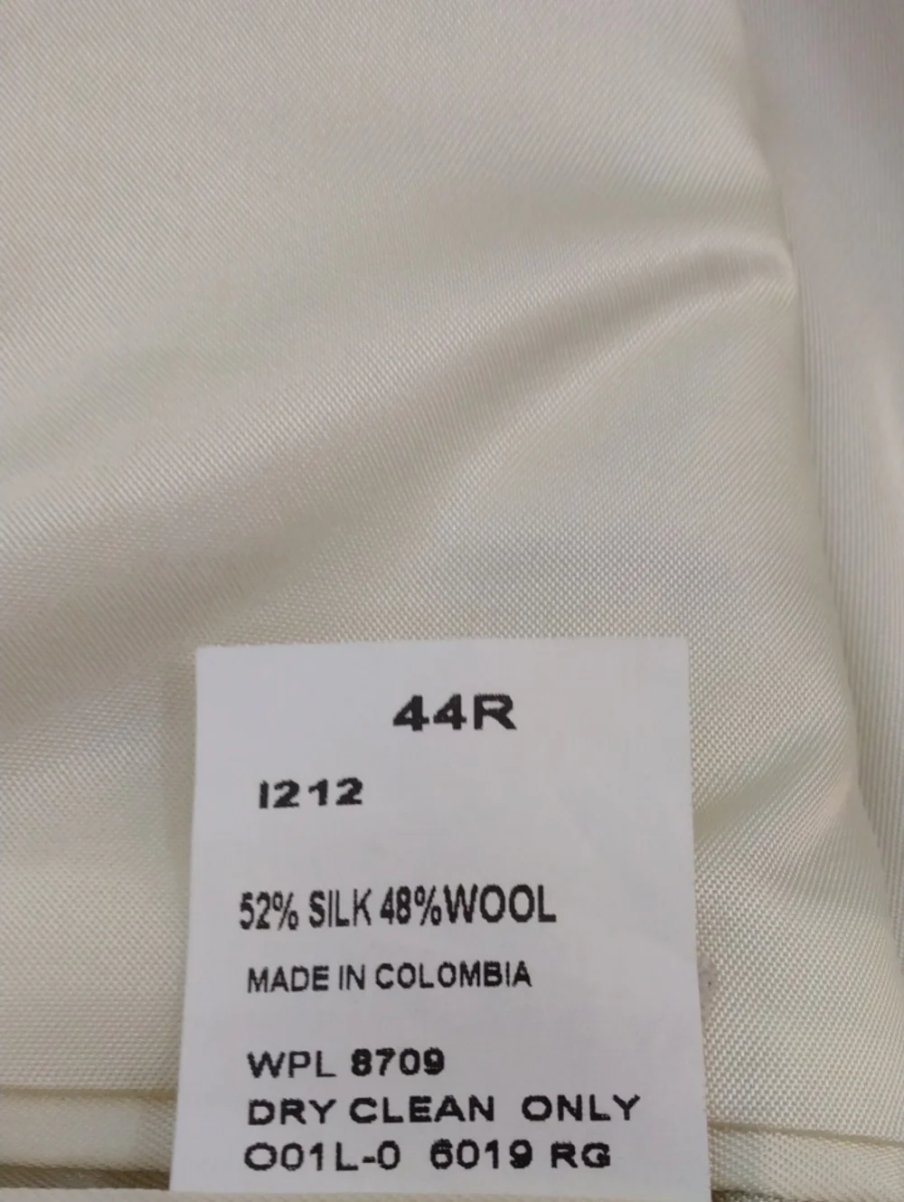Vintage - Like New Oscar De La Renta Wool/Silk Light Tan Sport Jacket  44R